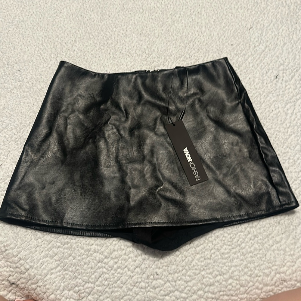 Leather Mini Skirt Fashion Nova